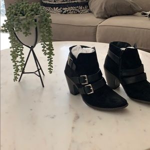 Black ankle boots